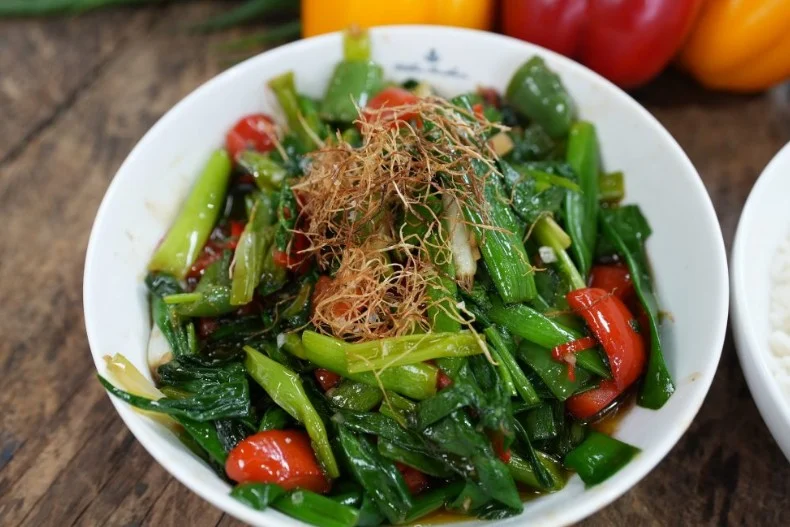 Spring Onion Stir Fry